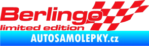 Samolepka Berlingo limited edition pravá červená