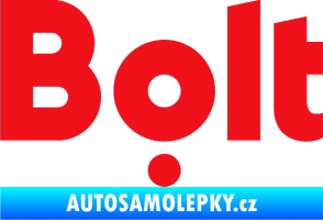 Samolepka Bolt - taxi červená