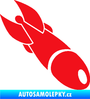 Samolepka Bomba 004 pravá červená