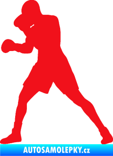 Samolepka Boxer 001 levá červená