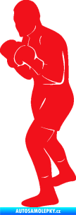 Samolepka Boxer 004 levá červená