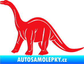 Samolepka Brachiosaurus 003 levá červená