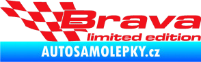 Samolepka Brava limited edition levá červená
