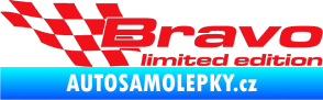 Samolepka Bravo limited edition levá červená