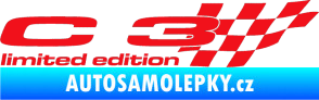 Samolepka C3 limited edition pravá červená