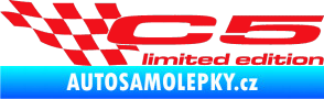 Samolepka C5 limited edition levá červená