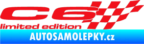 Samolepka C6 limited edition pravá červená