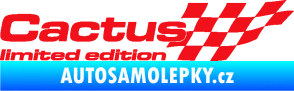 Samolepka Cactus limited edition pravá červená
