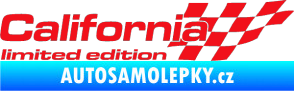 Samolepka California limited edition pravá červená