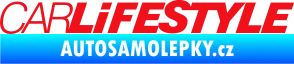 Samolepka Car Life Style červená
