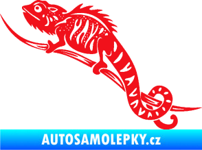 Samolepka Chameleon 003 levá červená