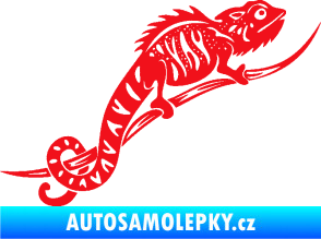Samolepka Chameleon 003 pravá červená