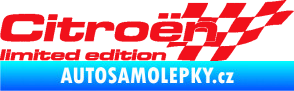 Samolepka Citroen limited edition pravá červená