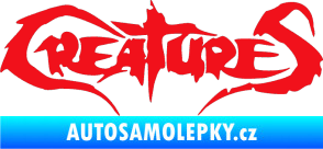 Samolepka Creatures červená