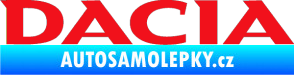 Samolepka Dacia 001 červená