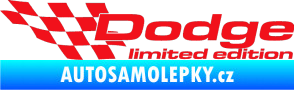 Samolepka Dodge limited edition levá červená