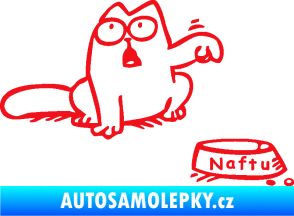 Samolepka Dolej naftu - pravá červená