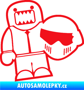 Samolepka Domo 015 levá  Stig červená