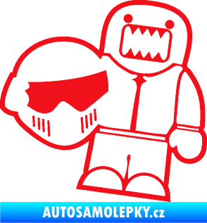 Samolepka Domo 015 pravá  Stig červená