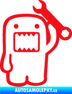 Samolepka Domo 022 pravá mechanik červená