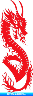 Samolepka Dragon 003 pravá červená