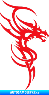 Samolepka Dragon 017 pravá červená