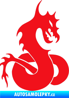 Samolepka Dragon 031 pravá červená