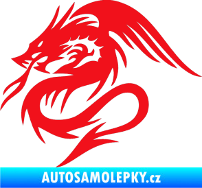 Samolepka Dragon 039 levá červená