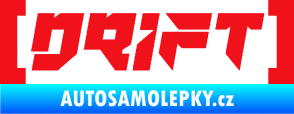 Samolepka Drift 006 nápis červená