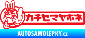 Samolepka Drift rabit červená