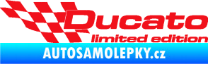 Samolepka Ducato limited edition levá červená