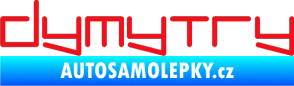 Samolepka Dymytry 002 červená