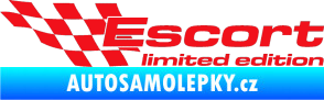 Samolepka Escort limited edition levá červená