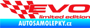Samolepka Evo limited edition levá červená