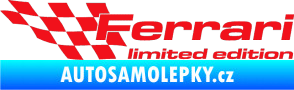 Samolepka Ferrari limited edition levá červená