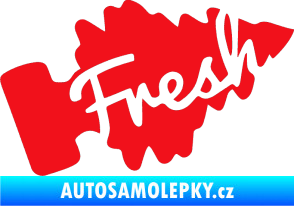 Samolepka Fresh 001 červená
