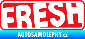 Samolepka Fresh 002  červená