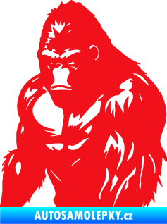 Samolepka Gorila 004 levá červená