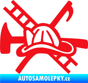 Samolepka Hasič 005 levá červená