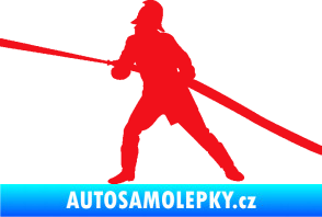 Samolepka Hasič 009 levá červená