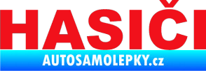 Samolepka HASIČI červená