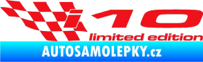 Samolepka i10 limited edition levá červená