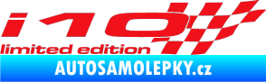 Samolepka i10 limited edition pravá červená