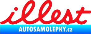 Samolepka Illest 001 červená