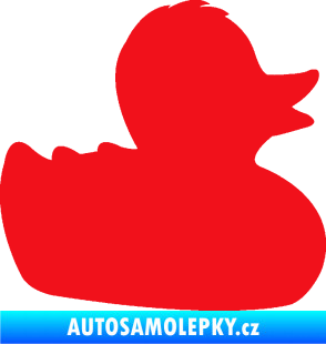 Samolepka Kachnička 001 pravá červená