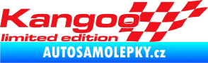 Samolepka Kangoo limited edition pravá červená