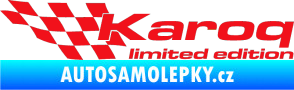 Samolepka Karoq limited edition levá červená