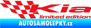 Samolepka Kia limited edition levá červená