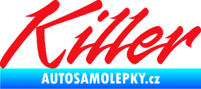 Samolepka Killer nápis červená