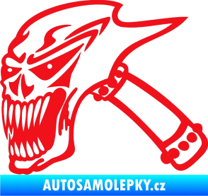 Samolepka Kladivo levá červená